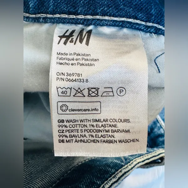 Divided by H&M Distressed Womens Skinny Jeans | Size 4 | High Rise | 99% Cotton - Image 7