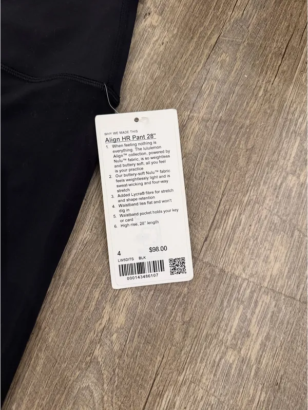 Lululemon Leggings Align 28" Black High-Rise - Image 2