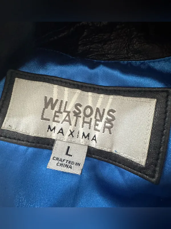 Vintage Wilsons Leather Maxima Ladies Jacket 100% Leather‎ Large Black - Image 7