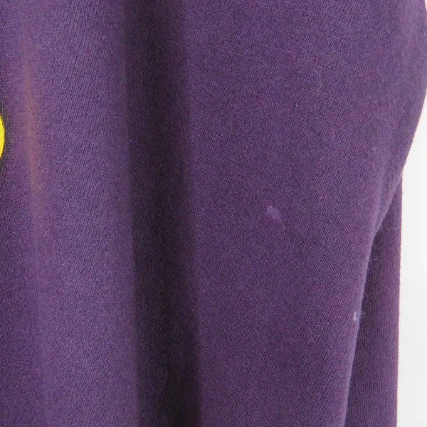 Vintage Disney Mickey Mouse Crewneck Sweatshirt Pullover Purple One Size XL - Image 3