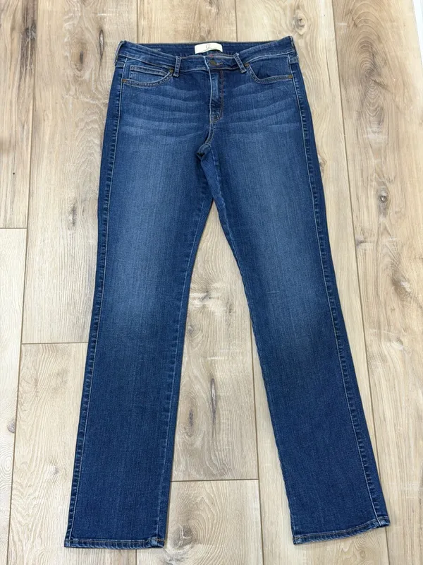 Women's Skinny Jeans in Dark Blue Stretch Denim - Image 4