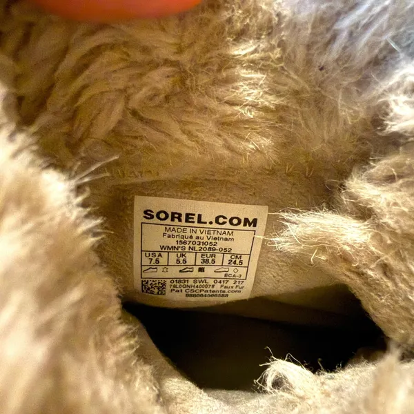 Sorel Tivoli II‎ Fur Lined Boots Women's Size 7.5 Gray Waterproof Winter Snow - Image 10