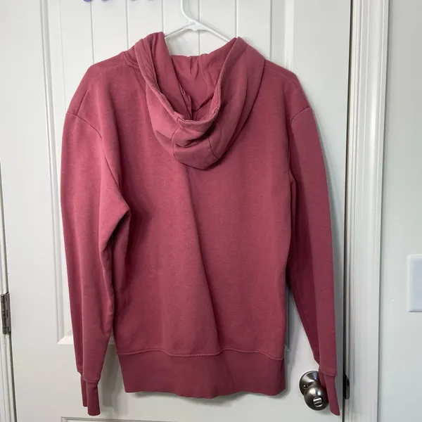 EUC PRIMARK women’s deep pink thick‎ warm pullover hooded pocket sweatshirt M - Image 7