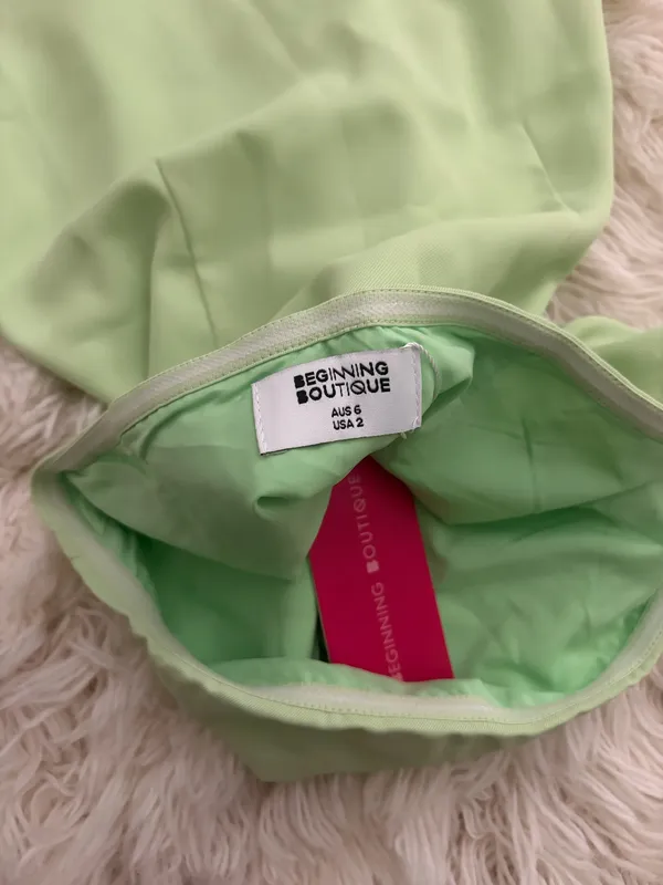 Beginning Boutique Lauren Green mini dress - Image 4