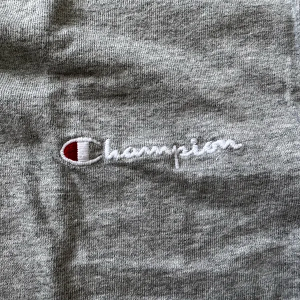 Champion Heather Grey Crop Top - Image 3