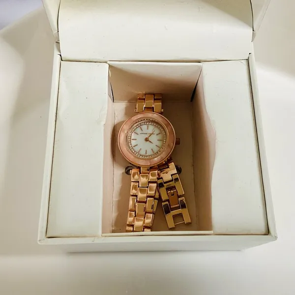 Adrienne Vittadini Rose Gold Watch - Image 9