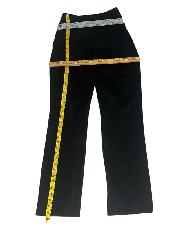 EXPRESS Black Pants Curvy Boot High Rise Double Knit Stretch Size XS NEW NWT - Image 6