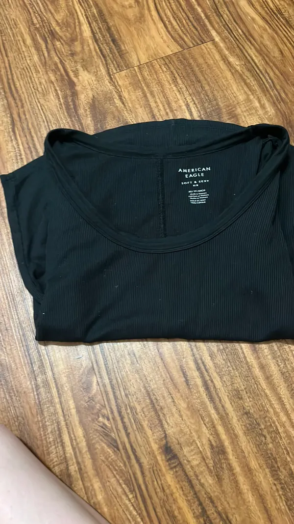 American Eagle Black Soft & Sexy Top - Image 5