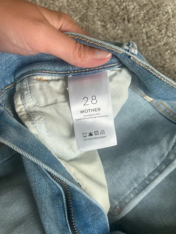 MOTHER Denim Jeans Hustler Ankle Fray - Image 7