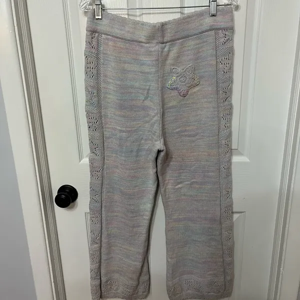 LoveShackFancy Toro Knit‎ Pants- Pastel Rainbow - Image 9