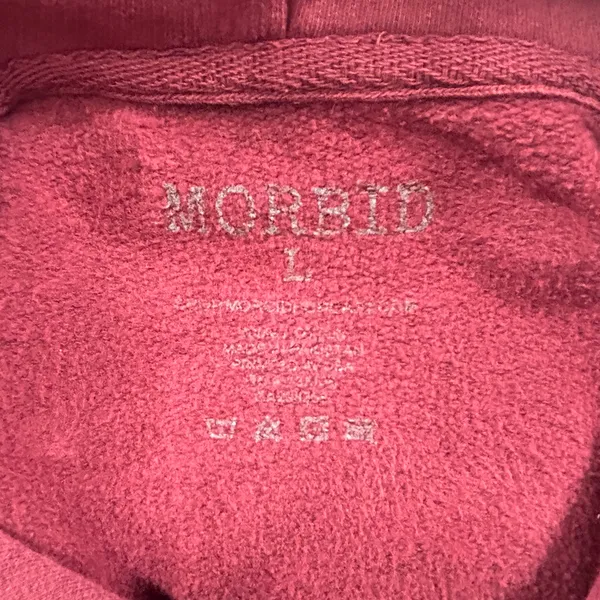 Morbid Podcast Autopsy Stylist Hoodie True Crime Merch Size L - Image 7