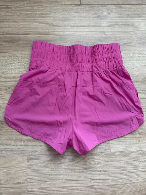 JoyLab High-Rise Hot Pink Athletic Shorts - Image 2
