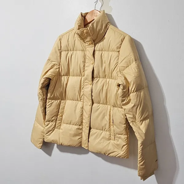 Patagonia Silent Down Jacket - Women's Size M - Beeswax Tan - 27935 - NWT - Image 3
