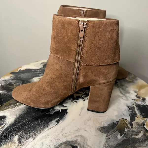 Kate Spade New York Brown Suede Ankle Booties with Bow - Image 13