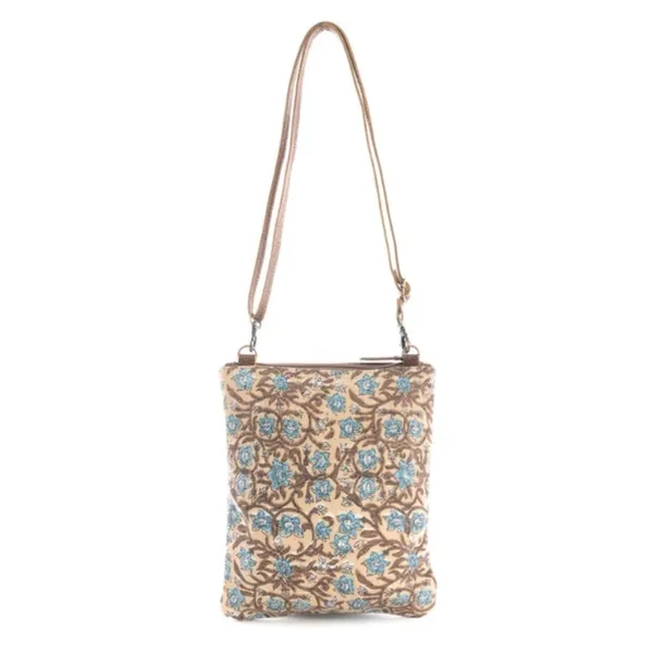 NWT Western Canvas and Leather San Ysidro Falls Small Crossbody Bag - Image 3