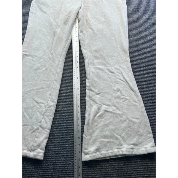 Wild Fable Oatmeal Heather Flare Leg Fleece Sweatpants‎ Pockets Athleisure Small - Image 3