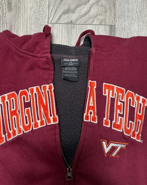 Virginia Tech TV Hoodie Multiple Size L - Image 3