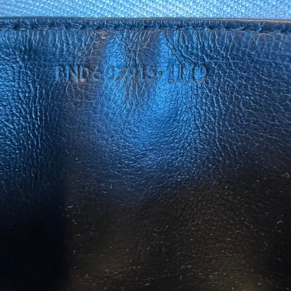 Saint Laurent YSL Cassandra Gray Leather Coin Purse Wallet - Image 10