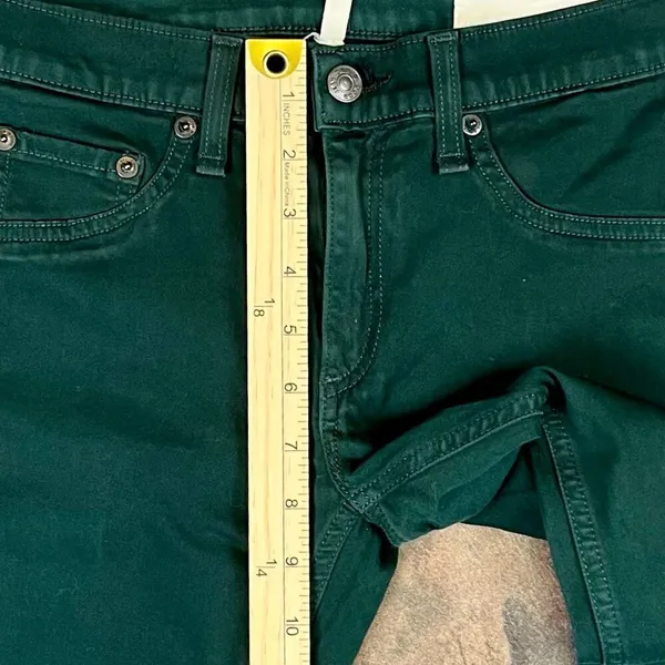Rag & Bone Coated Green Skinny Legging Jeans 26 - Image 5