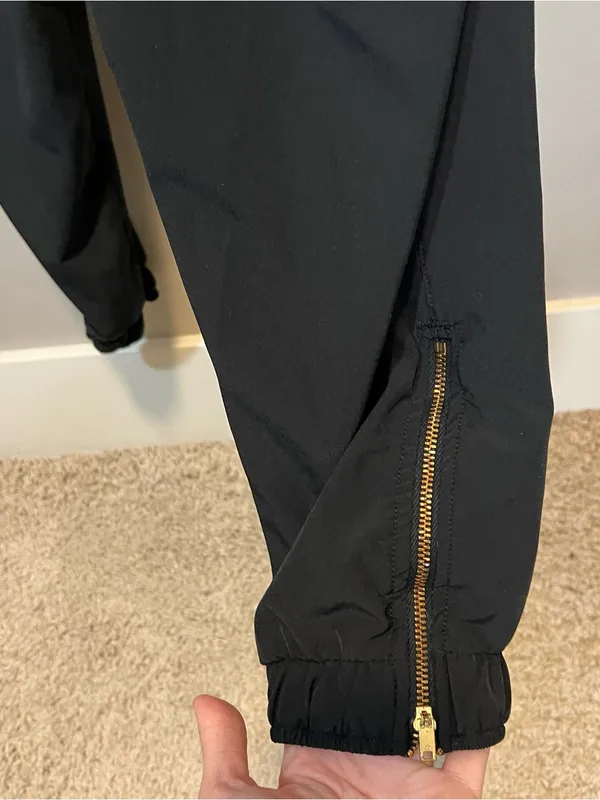 Albion Fit Black‎ Jogger Jumpsuit Travel Lounge Athleisure Pockets Small - Image 6