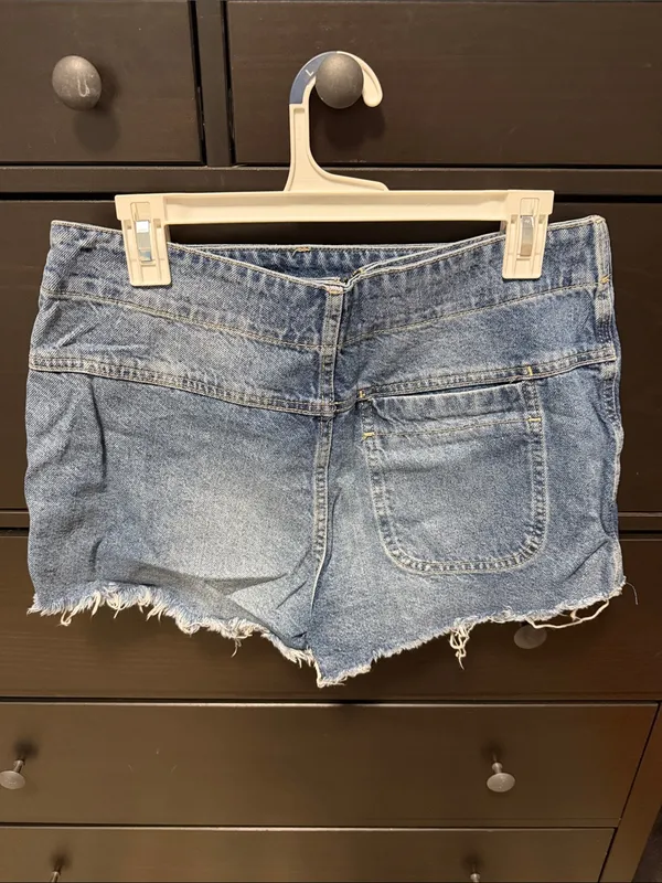 We The Free Emmy Denim Skort in Misty Blue - Image 4