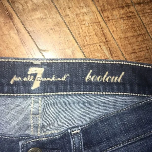 7 for All Mankind bootcut dark wash 27 jeans - Image 4