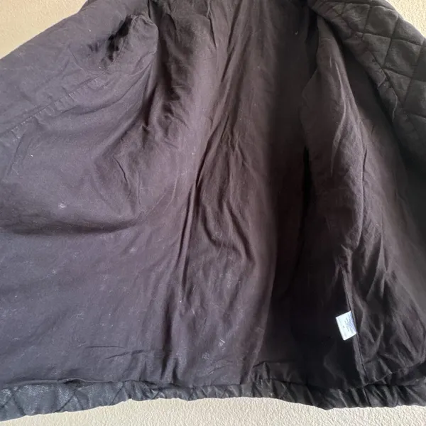 Young Fabulous and Broke Anthropologie Walker Mineral wash-black Quilted Shacket jacket - Image 10