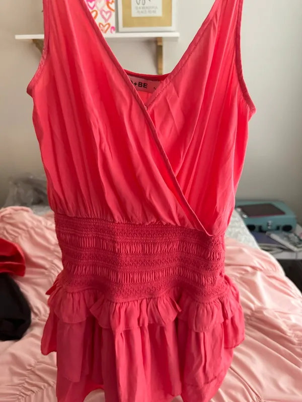 DO+BE Boutique Coral Romper - Image 2