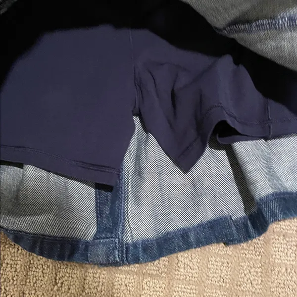 Aerie denim pleated skort - Image 4