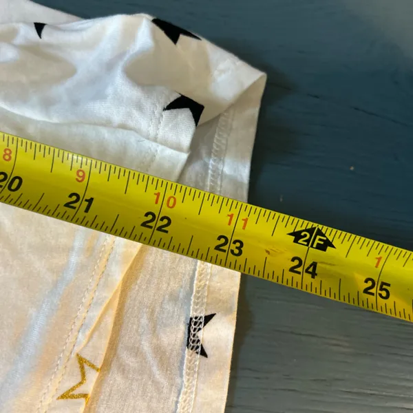 GAP White Star Pattern Short Sleeve Tee | Size Small - Image 8