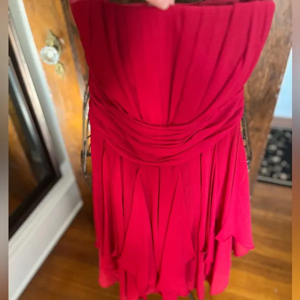 David's Bridal Red dress - Image 2