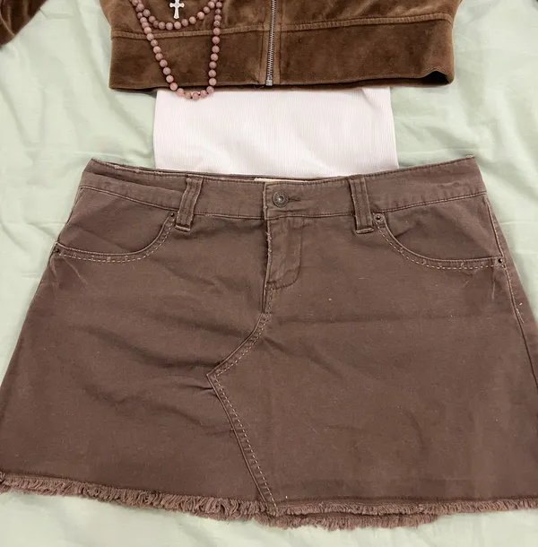 super adorable fairy grunge jean mini skirt - Image 4