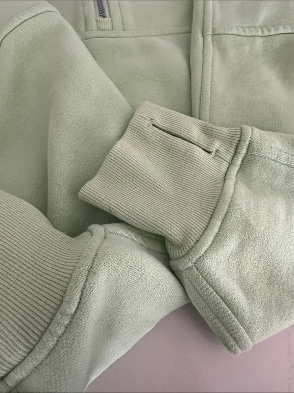 Lululemon Scuba Oversized Half-Zip‎ Hoodie in Creamy Mint Size XS/S - Image 4