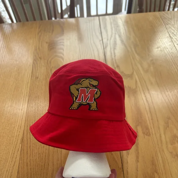 University Of Maryland Robert H Smith School‎ Of Business Red Bucket Hat Terps - Image 4