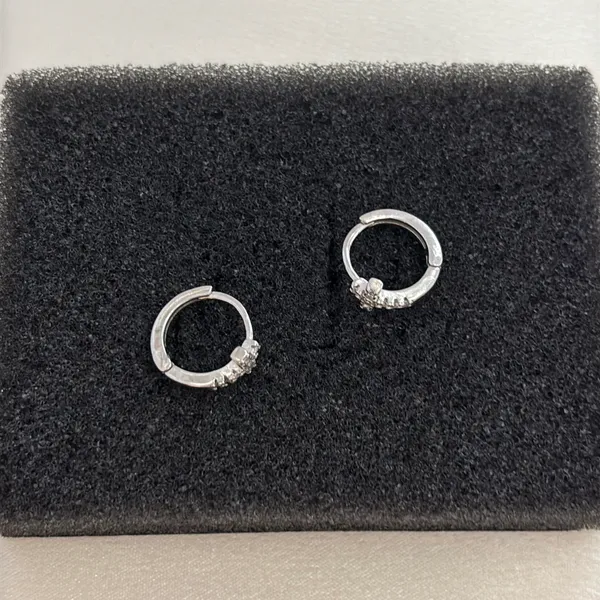13mm Cross Hoop Earrings for Men Women Streetwear Punk Hip Hop Unisex Earrings - Image 5