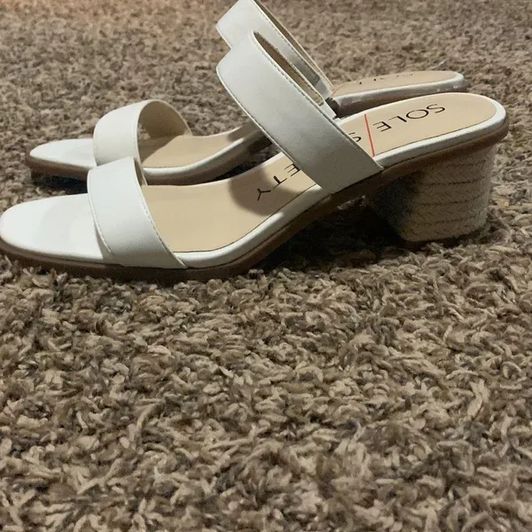 COPY - Sole society white sandal heel - Image 2