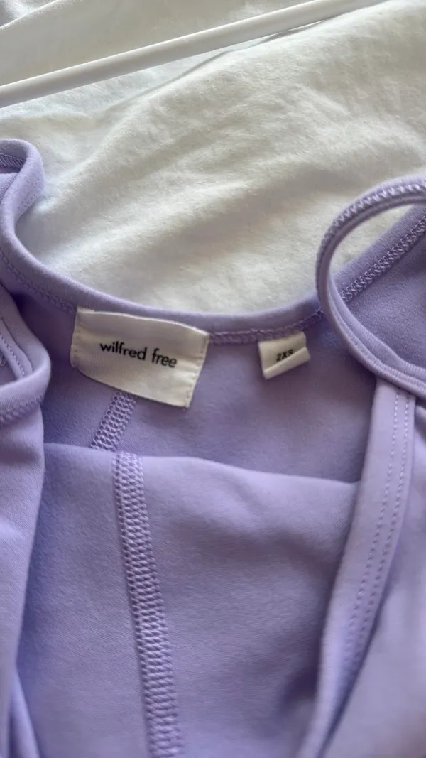 purple Aritzia romper Wilfred free - Image 4