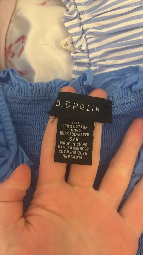 B Darlin Blue cute mini dress - Image 2