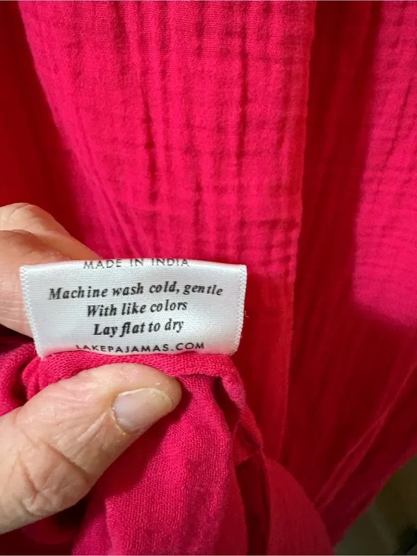Lake Gauze Caftan Midi Dress in Heatwave - Image 8