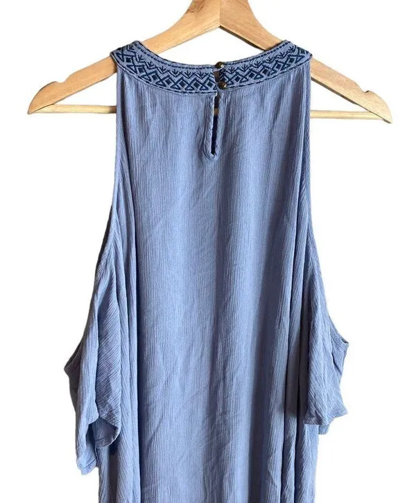 Knox Rose embroidered cold shoulder dress - Image 4