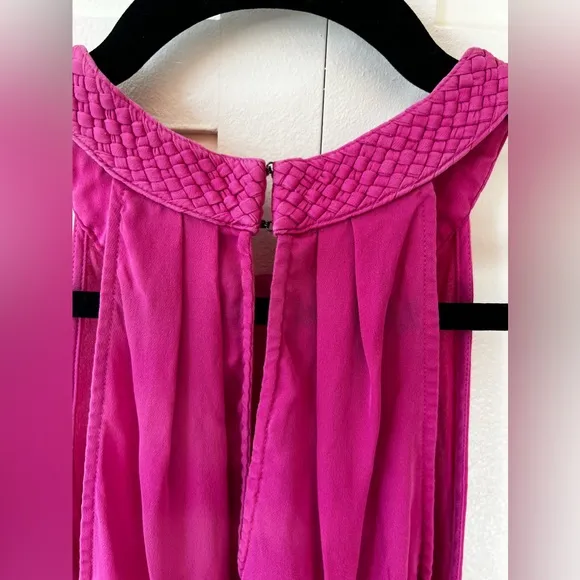 Joie Pink Women’s 100% silk fantina pink tank‎ top Size Small - Image 9
