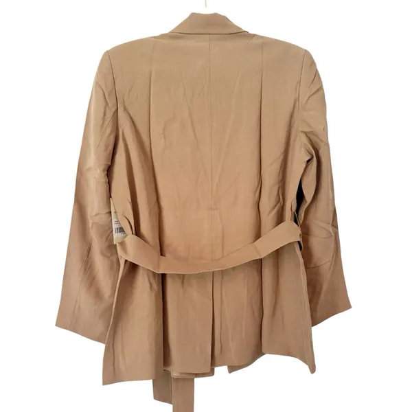NWT Tuckernuck Shea Belted Blazer in Khaki Size Medium - Image 3
