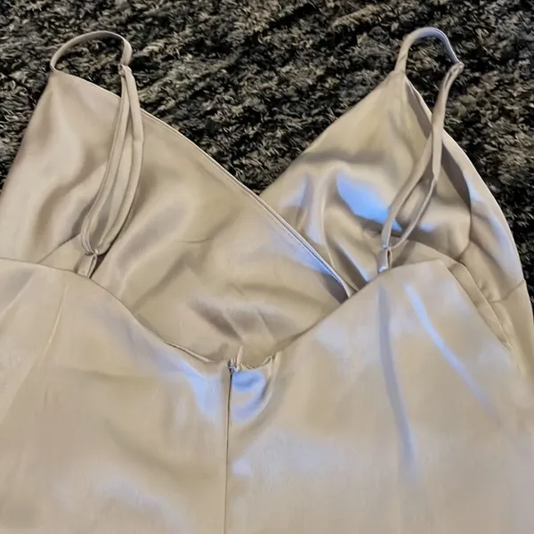 Lux LA‎ small silver mini dress - Image 7