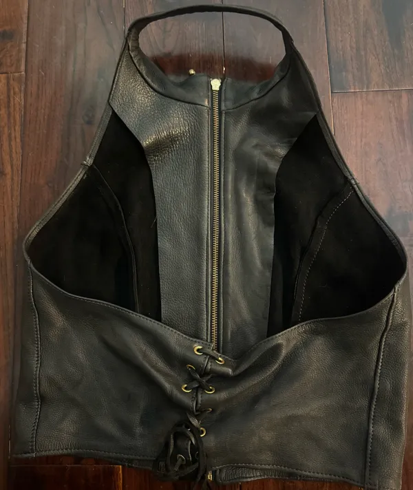 Leather top Black Size 8 - Image 2