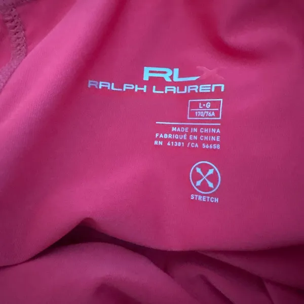 RLX Ralph Lauren Pink Athletic Golf Tennis Skort‎ with Shorts Size L Pickleball - Image 6