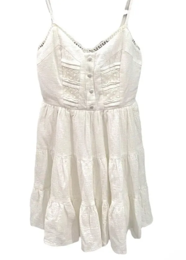 Princess Polly DLANEY MINI DRESS WHITE - Image 6