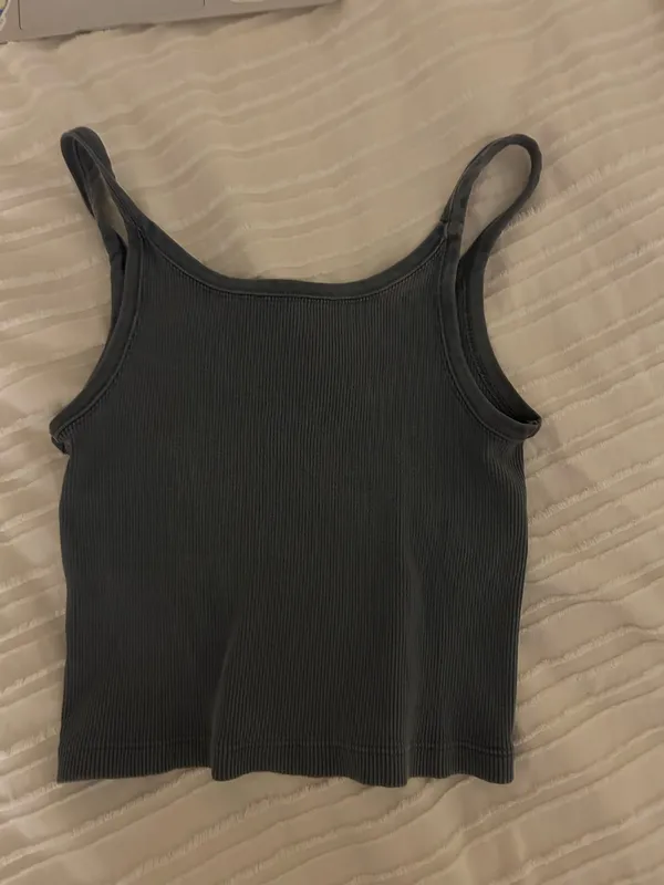 Brandy Melville Navy Blue Tank Top - Image 4
