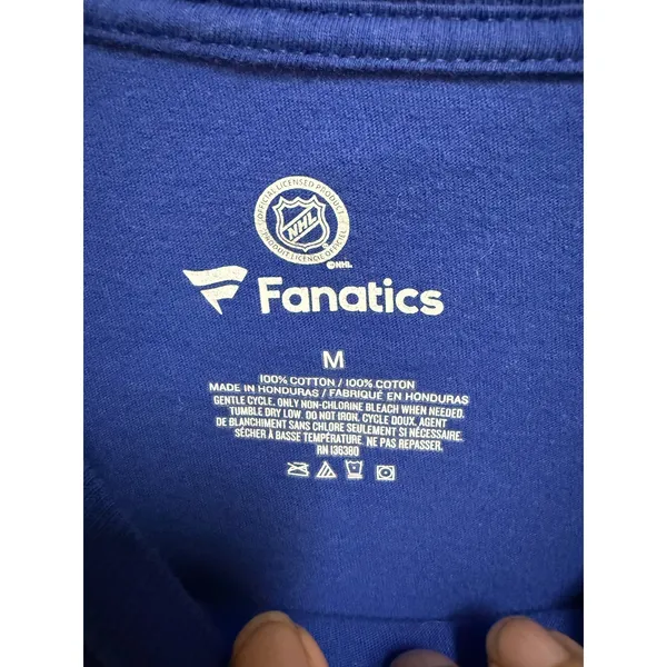 Fanatics Tampa Bay Lightning Women's Long Sleeve Graphic Tee Blue M NHL - Image 5