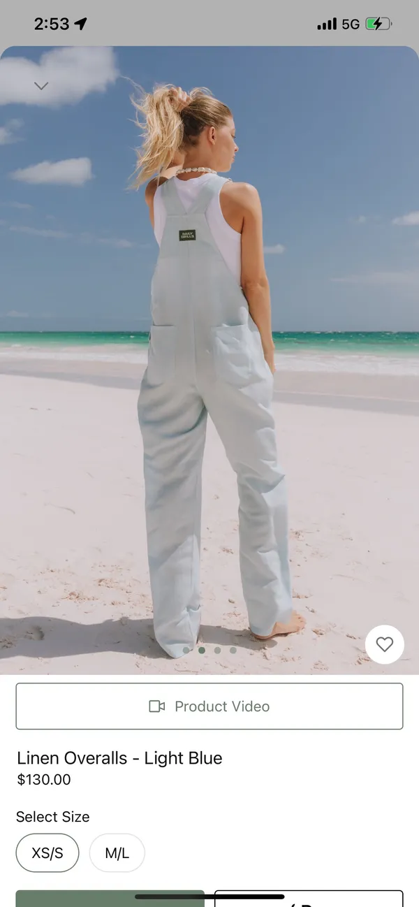 Daily Drills Linen Overalls - Image 3