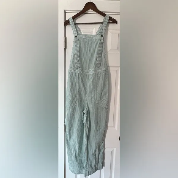 Free People Intown Mint Striped Jumpsuit Size Small NWT‎ - Image 3